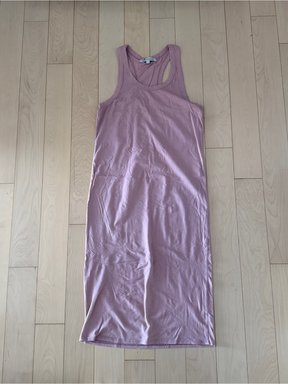 Foreign Exchange Dusty Pink Mauve Racerback Midi Tank Dress